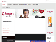 Tablet Screenshot of camaradearevalo.es